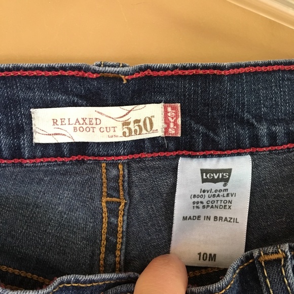 Levi’s Relaxed Boot Cut 550 Vintage Mom Jeans 10M - Picture 6 of 8